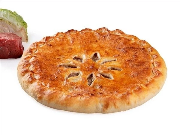 Пирог с мясом и капустой