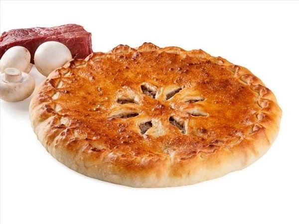 Пирог с мясом и грибами